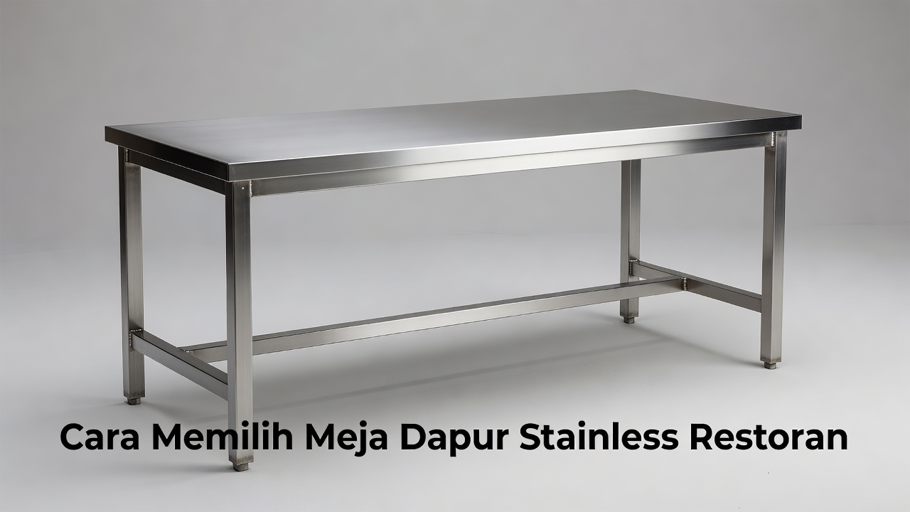 Cara Memilih Meja Dapur Stainless Restoran