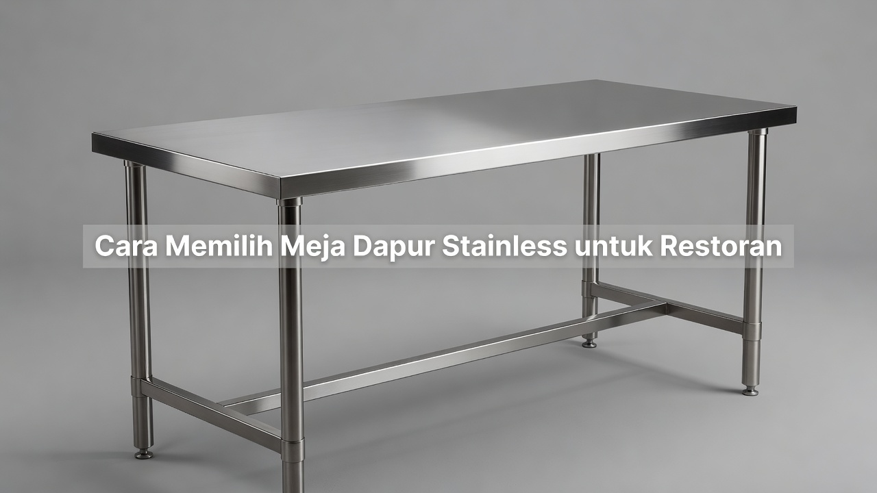 Cara Memilih Meja Dapur Stainless untuk Restoran