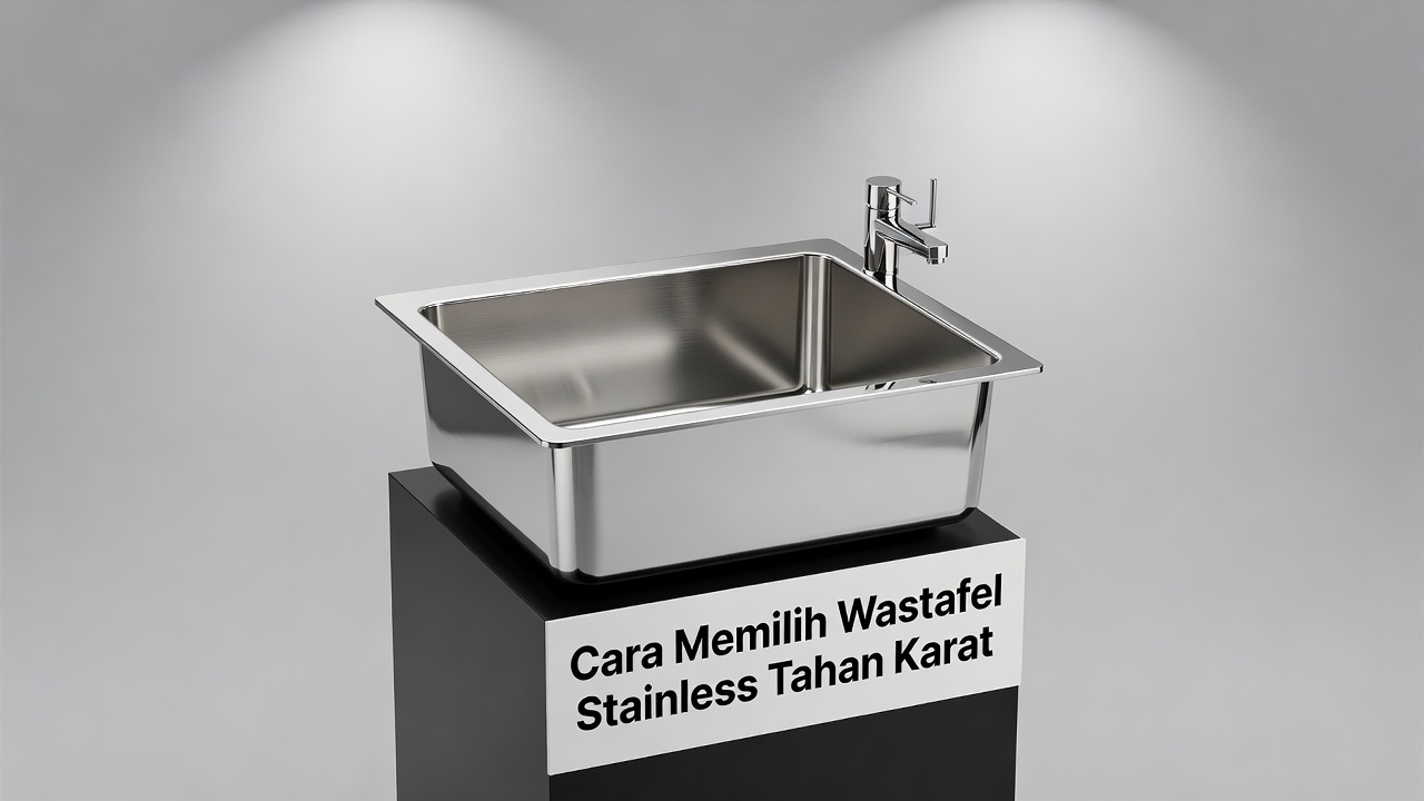 Cara Memilih Wastafel Stainless Tahan Karat