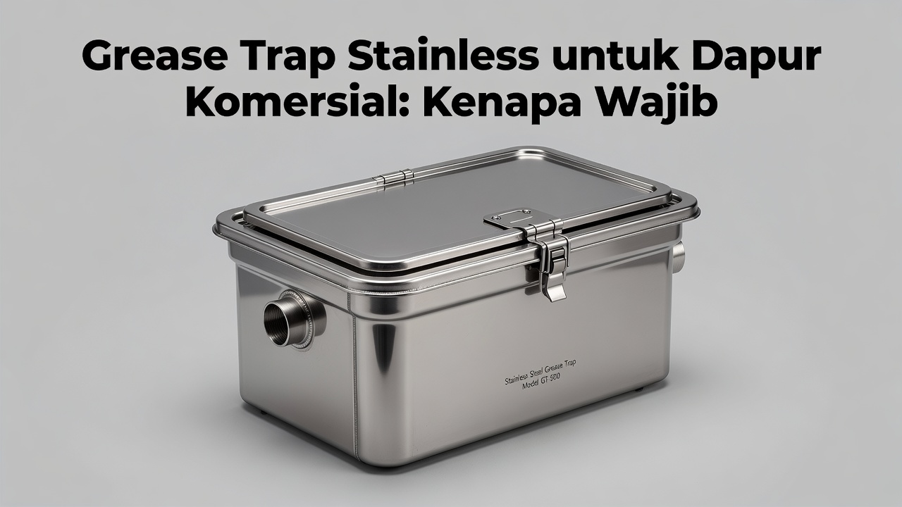 Grease Trap Stainless untuk Dapur Komersial: Kenapa Wajib