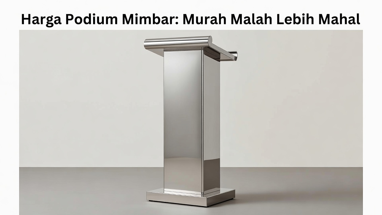 Harga Podium Mimbar: Murah Malah Lebih Mahal