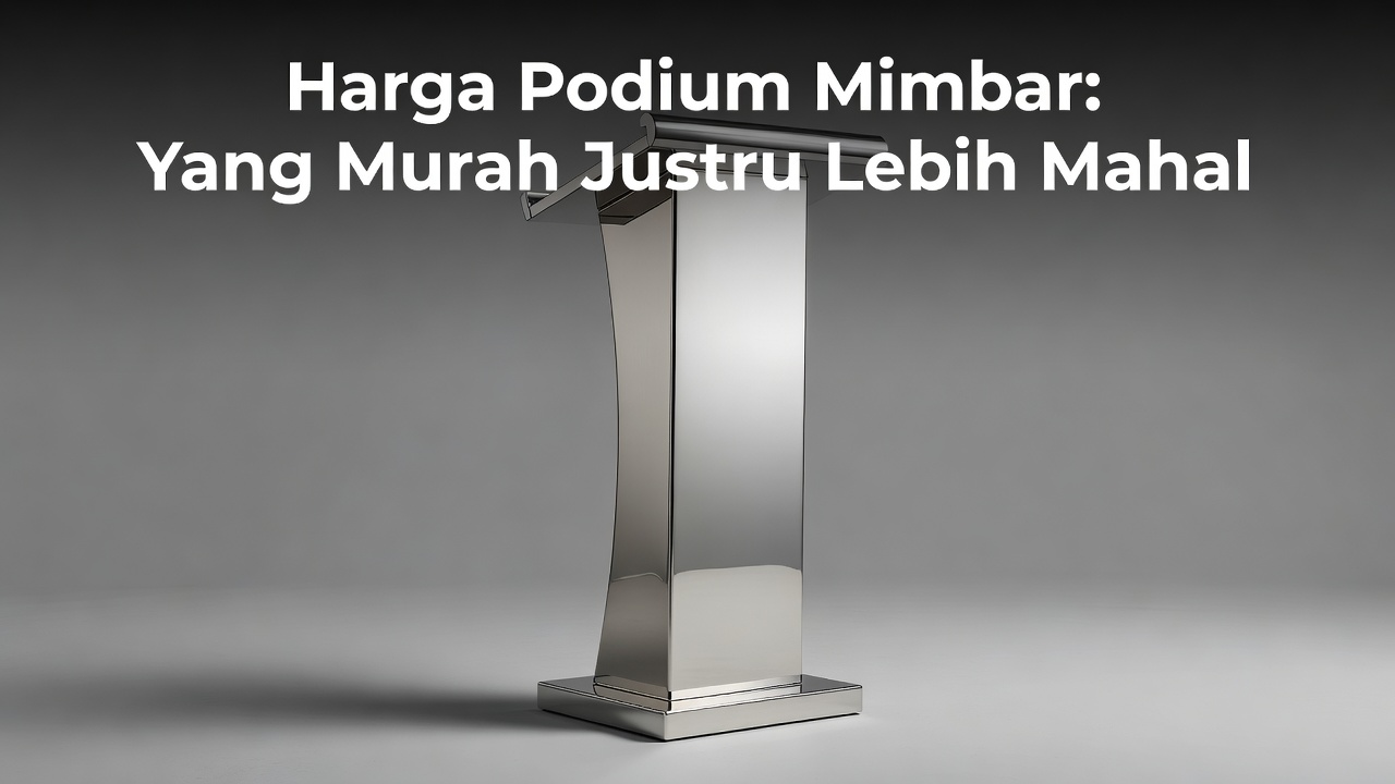 Harga Podium Mimbar: Yang Murah Justru Lebih Mahal