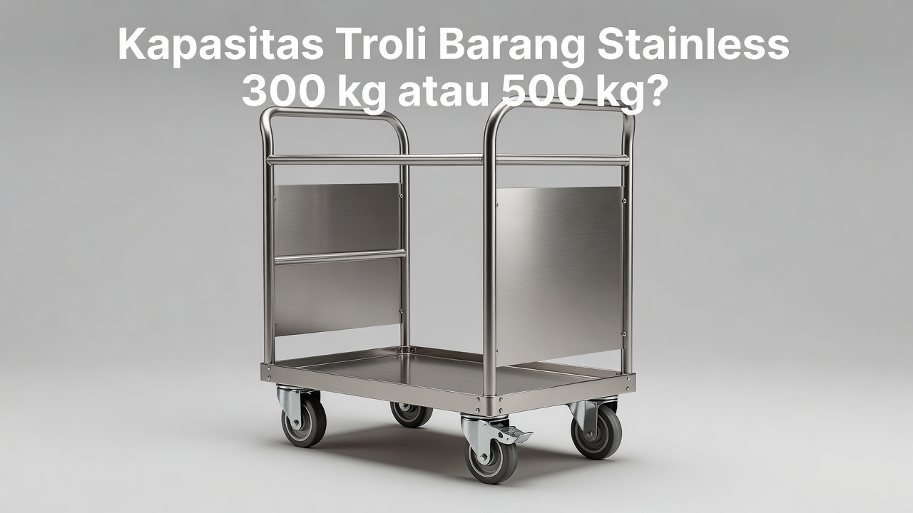 Kapasitas Troli Barang Stainless 300 kg atau 500 kg?