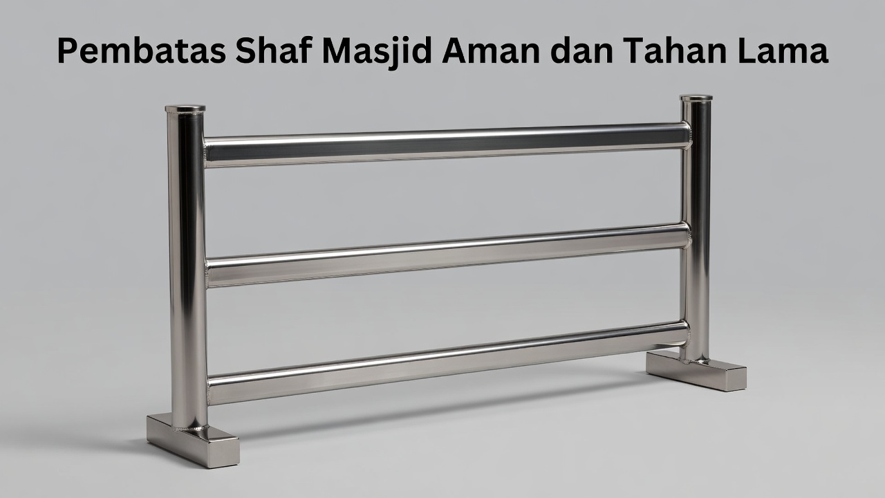 Pembatas Shaf Masjid Aman dan Tahan Lama