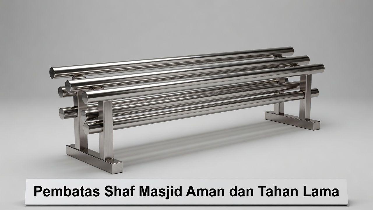 Pembatas Shaf Masjid Aman dan Tahan Lama