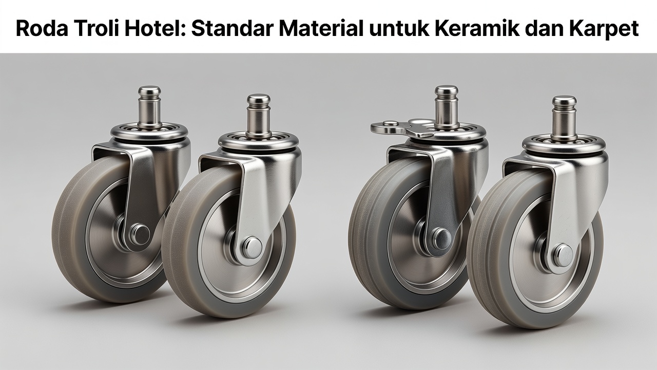 Roda Troli Hotel: Standar Material untuk Keramik dan Karpet