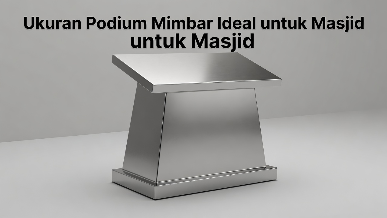 Ukuran Podium Mimbar Ideal untuk Masjid