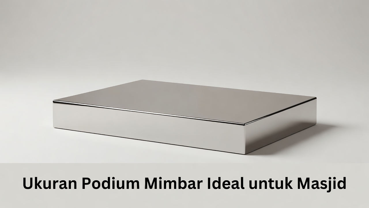 Ukuran Podium Mimbar Ideal untuk Masjid