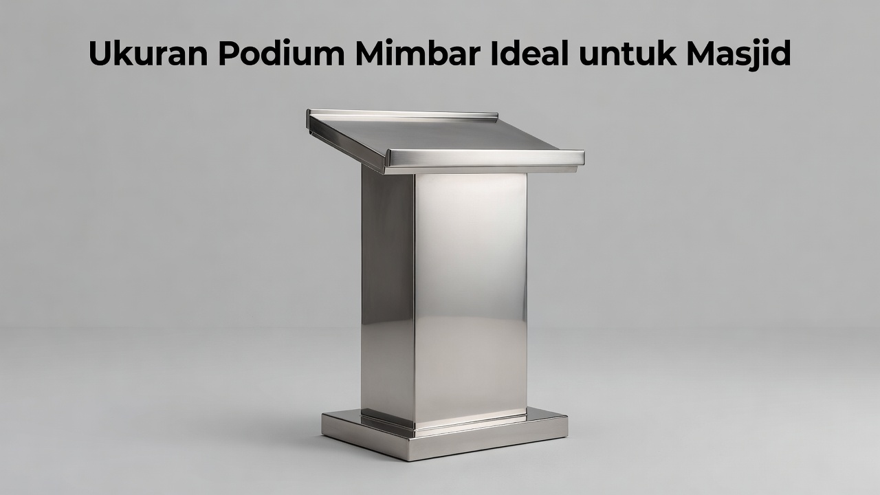 Ukuran Podium Mimbar Ideal untuk Masjid