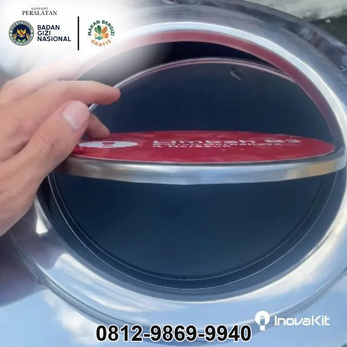 Jual & Distributor Garbage Bin Stainless Standar Dapur MBG di Bone Bolango — Harga Pabrik, Vendor, Fabrikasi
