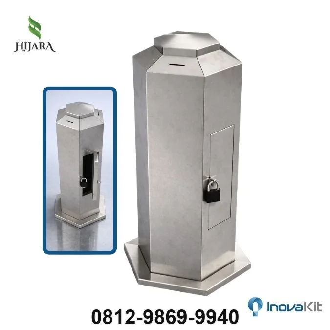 Jual Kotak Amal Stainless Estetik Ranca Labuh, Kemiri, Kabupaten Tangerang