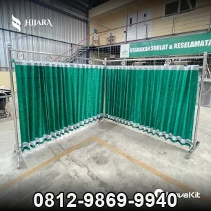 Jual Partisi Sekat Shaf Pembatas Sholat Masjid Musholla Stainless Tirai Shaf Cibalung, Cijeruk, Kabupaten Bogor