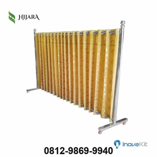 Jual Partisi Sekat Shaf Pembatas Sholat Masjid Musholla Stainless Tirai Shaf Cipinang Besar Utara, Jatinegara, Kota Jakarta Timur
