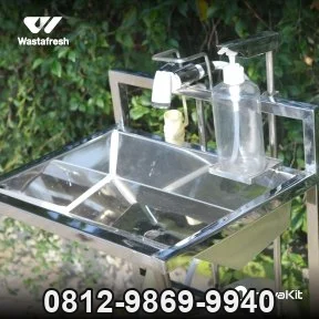 Jual Wastafel Injak Stainless Wastafel Cuci Tangan Sekolah Stainless Steel Cibanteng, Ciampea, Kabupaten Bogor