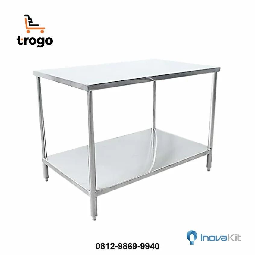 Jual & Distributor Meja Stainless Steel 2 Susun di Cisata, Pandeglang — Harga Pabrik, Vendor, Fabrikasi