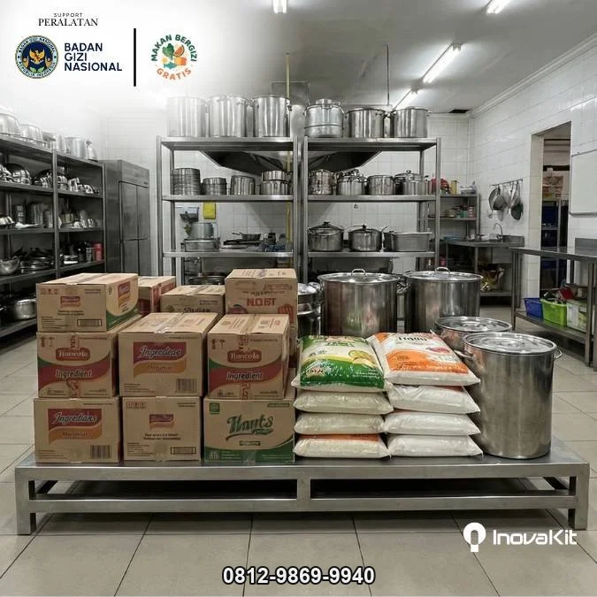 Pallet Stainless Standar Dapur MBG | Anti Karat, Food Grade, Tahan Lama