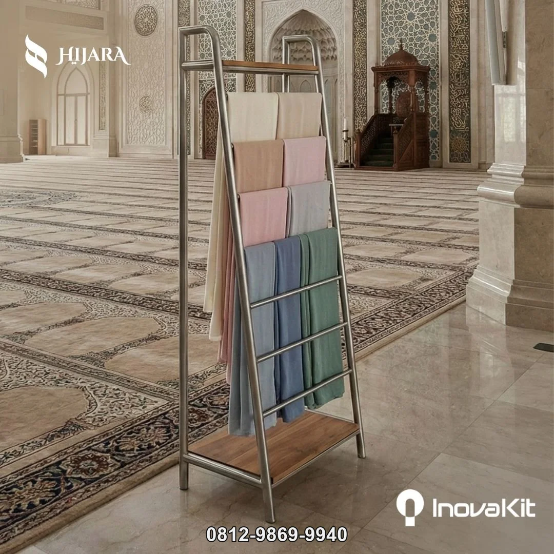 Rak Mukena Stainless untuk Masjid