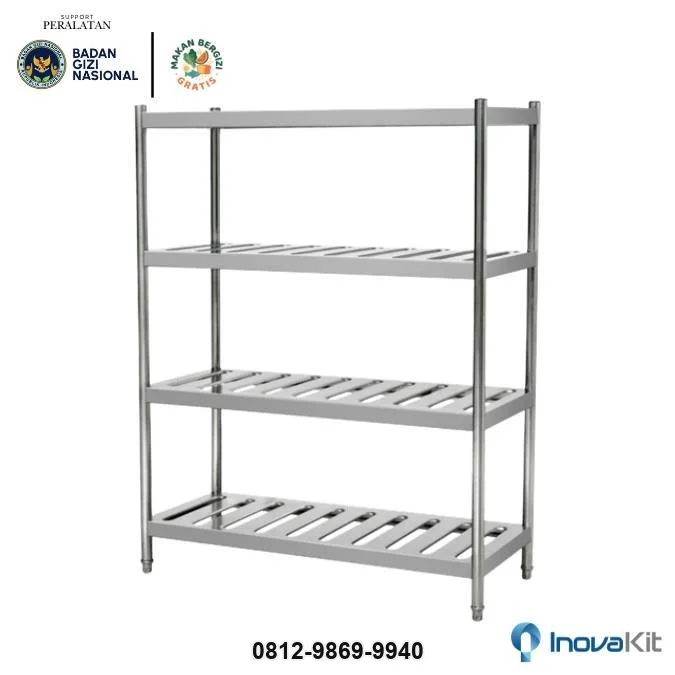 Jual & Distributor Sloted Pan 4 Tiers Standar Dapur MBG di Cibodas Sari, Cibodas, Tangerang — Harga Pabrik, Vendor, Fabrikasi