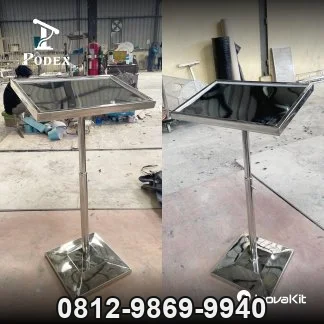 Jual & Distributor Stand Menu di Batu, Batu — Harga Pabrik, Vendor, Fabrikasi