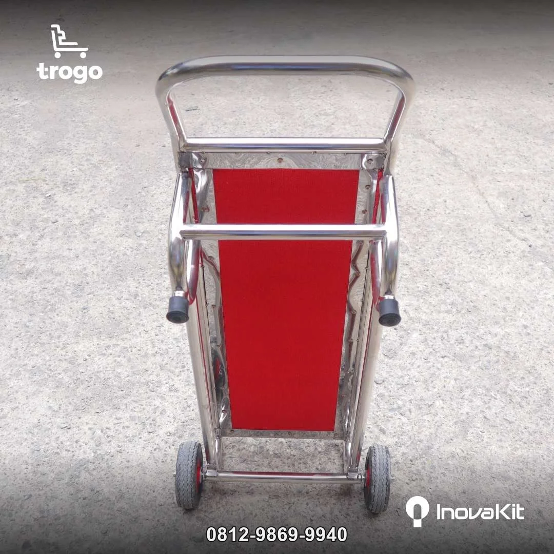 Troli Barang 2 Roda | Troli Hotel 2 Roda | Troli Kursi dan Galon Bellman