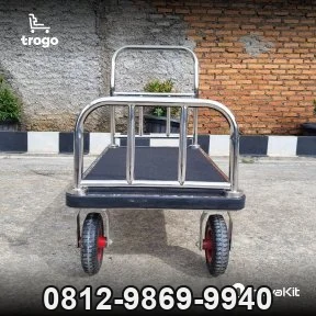 Jual & Distributor Troli Hotel Roda 8in Luggage Cart di Antapani Tengah, Antapani, Bandung — Harga Pabrik, Vendor, Fabrikasi