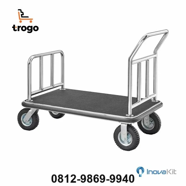 Jual & Distributor Troli Hotel Roda 8in Luggage Cart di Balongbendo, Sidoarjo — Harga Pabrik, Vendor, Fabrikasi