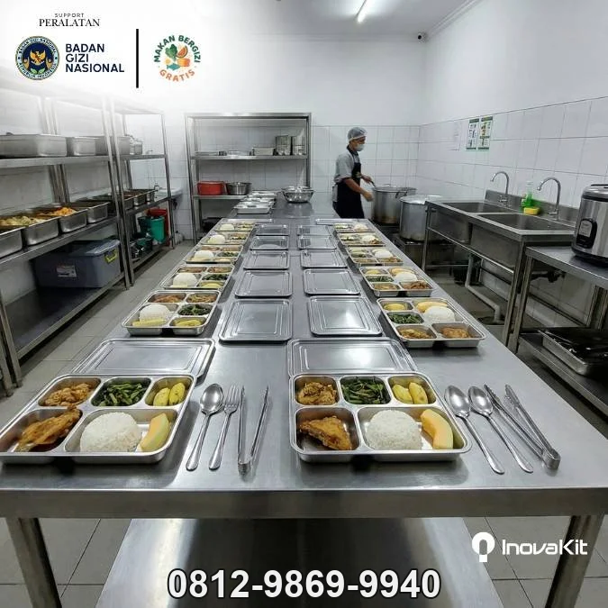 Jual & Distributor Working Table Standar Dapur MBG di Tarogong Kidul, Garut — Harga Pabrik, Vendor, Fabrikasi