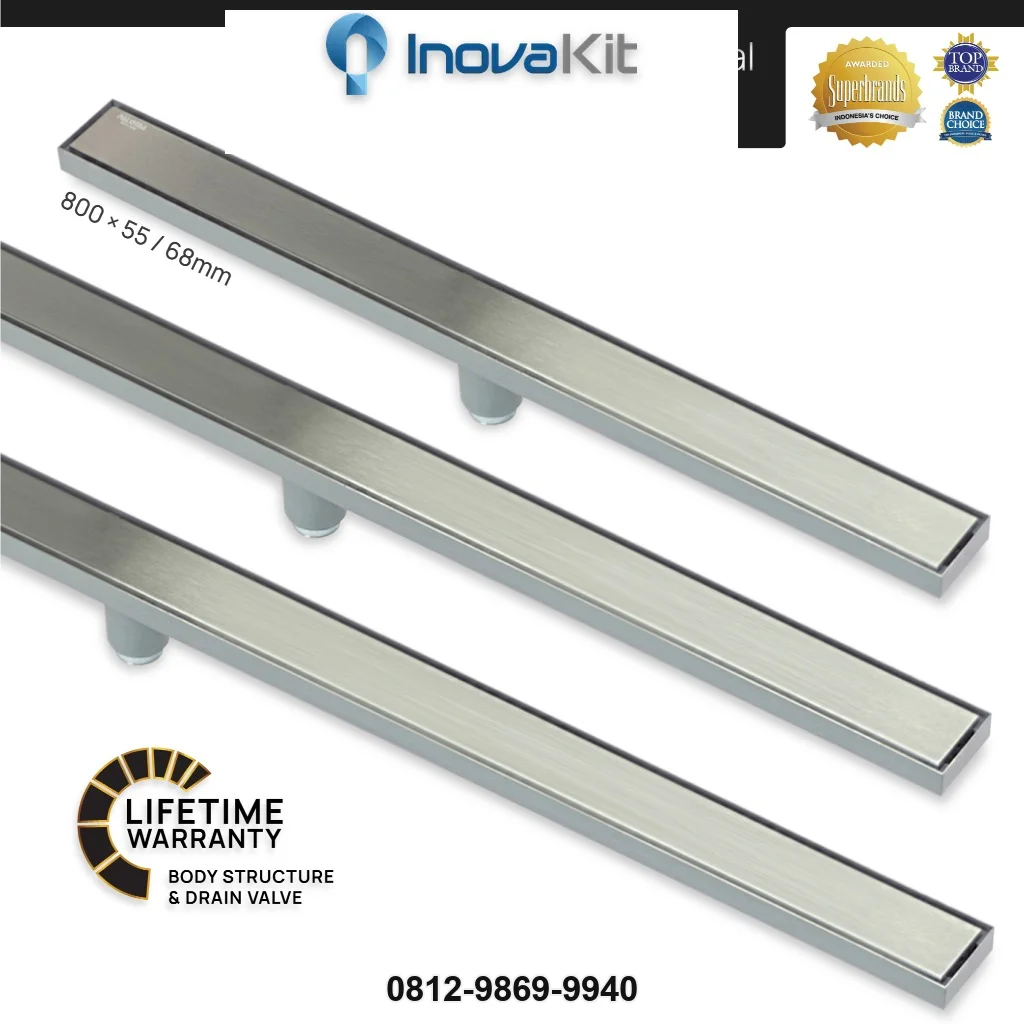 Grill Gutter Stainless | Landasan Tempat Wudhu